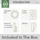 A thumbnail of the Hunter Solaria 60 LED Alternate Image