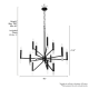 A thumbnail of the Hunter Sunjai Two-Tier 40 Chandelier Alternate Image