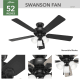 A thumbnail of the Hunter Swanson 52 LED Alternate Image