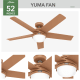 A thumbnail of the Hunter Yuma 52 LED Alternate Image