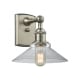 A thumbnail of the Innovations Lighting 516-1W Disc Brushed Satin Nickel / Clear