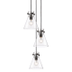 A thumbnail of the Innovations Lighting 113-410-1PS-10-16 Newton Cone Pendant Matte Black / Clear