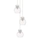 A thumbnail of the Innovations Lighting 113-410-1PS-10-16 Newton Sphere Pendant Brushed Satin Nickel / Clear