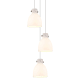 A thumbnail of the Innovations Lighting 113-410-1PS-10-16 Newton Bell Pendant Brushed Satin Nickel / White