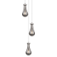 A thumbnail of the Innovations Lighting 113-451-1P-12-13 Owego Pendant Brushed Satin Nickel / Light Smoke