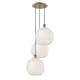 A thumbnail of the Innovations Lighting 113B-3P-14-19 White Mouchette Pendant Alternate Image