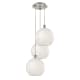 A thumbnail of the Innovations Lighting 113B-3P-14-19 White Mouchette Pendant Alternate Image