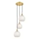 A thumbnail of the Innovations Lighting 113B-3P-36-15 White Mouchette Pendant Alternate Image