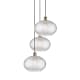 A thumbnail of the Innovations Lighting 113B-3P-33-19 Ithaca Pendant Antique Brass / Clear Ithaca