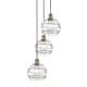 A thumbnail of the Innovations Lighting 113B-3P-30-15 Rochester Pendant Antique Brass / Clear