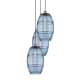 A thumbnail of the Innovations Lighting 113B-3P-56-17 Vaz Pendant Antique Copper / Blue