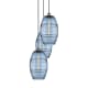 A thumbnail of the Innovations Lighting 113B-3P-56-17 Vaz Pendant Black Antique Brass / Blue