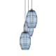 A thumbnail of the Innovations Lighting 113B-3P-56-17 Vaz Pendant Brushed Brass / Blue