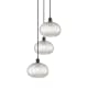 A thumbnail of the Innovations Lighting 113B-3P-30-17 Ithaca Pendant Matte Black / Clear Ithaca