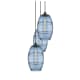 A thumbnail of the Innovations Lighting 113B-3P-56-17 Vaz Pendant Matte Black / Blue