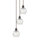 A thumbnail of the Innovations Lighting 113B-3P-18-13 Athens Pendant Oil Rubbed Bronze / Clear Deco Swirl