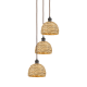 A thumbnail of the Innovations Lighting 113B-3P-30-19 Woven Rattan Pendant Oil Rubbed Bronze / Natural