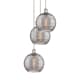 A thumbnail of the Innovations Lighting 113B-3P 36 17 Athens Deco Swirl Pendant Polished Nickel / Light Smoke Deco Swirl