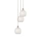 A thumbnail of the Innovations Lighting 113B-3P-36-15 White Mouchette Pendant Polished Nickel