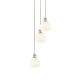 A thumbnail of the Innovations Lighting 113B-3P-13-13 White Venetian Pendant Polished Nickel