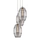 A thumbnail of the Innovations Lighting 113B-3P-56-17 Vaz Pendant Polished Nickel / Smoked