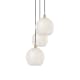 A thumbnail of the Innovations Lighting 113B-3P-14-19 White Mouchette Pendant Satin Gold