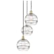 A thumbnail of the Innovations Lighting 113B-3P-36-17 Rochester Pendant Satin Gold / Clear