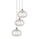 A thumbnail of the Innovations Lighting 113B-3P-30-17 Ithaca Pendant Brushed Satin Nickel / Clear Ithaca