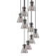 A thumbnail of the Innovations Lighting 119-410-1PS-10-23 Newton Cone Pendant Matte Black / Light Smoke