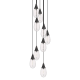 A thumbnail of the Innovations Lighting 119-450-1P-15-21 Malone Pendant Matte Black / Striped Clear