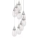 A thumbnail of the Innovations Lighting 119-450-1P-15-21 Malone Pendant Polished Nickel / Striped Clear