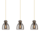 A thumbnail of the Innovations Lighting 123-410-1PS-10-40 Newton Bell Pendant Brushed Brass / Light Smoke