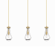 A thumbnail of the Innovations Lighting 123-451-1P-12-37 Owego Pendant Brushed Brass / Clear