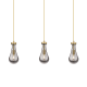 A thumbnail of the Innovations Lighting 123-451-1P-12-37 Owego Pendant Brushed Brass / Light Smoke