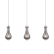 A thumbnail of the Innovations Lighting 123-451-1P-12-37 Owego Pendant Brushed Satin Nickel / Light Smoke