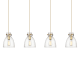 A thumbnail of the Innovations Lighting 124-410-1PS-10-52 Newton Bell Pendant Brushed Brass / Seedy