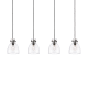 A thumbnail of the Innovations Lighting 124-410-1PS-10-52 Newton Bell Pendant Matte Black / Clear