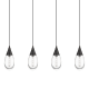 A thumbnail of the Innovations Lighting 124-450-1P-15-50 Malone Pendant Matte Black / Clear