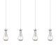 A thumbnail of the Innovations Lighting 124-451-1P-12-49 Owego Pendant Polished Nickel / Clear