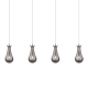 A thumbnail of the Innovations Lighting 124-451-1P-12-49 Owego Pendant Polished Nickel / Light Smoke