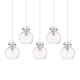A thumbnail of the Innovations Lighting 125-410-1PS-10-40 Newton Sphere Pendant Polished Nickel / Clear