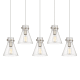 A thumbnail of the Innovations Lighting 125-410-1PS-10-40 Newton Cone Pendant Brushed Satin Nickel / Seedy