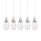 A thumbnail of the Innovations Lighting 125-450-1P-15-38 Malone Pendant Polished Nickel / Clear