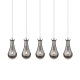 A thumbnail of the Innovations Lighting 125-451-1P-12-37 Owego Pendant Polished Nickel / Light Smoke