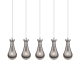 A thumbnail of the Innovations Lighting 125-451-1P-12-37 Owego Pendant Brushed Satin Nickel / Light Smoke