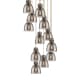 A thumbnail of the Innovations Lighting 126-410-1PS-10-28 Newton Bell Pendant Brushed Brass / Light Smoke
