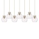 A thumbnail of the Innovations Lighting 127-410-1PS-10-52 Newton Sphere Pendant Brushed Brass / Clear