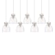 A thumbnail of the Innovations Lighting 127-410-1PS-10-52 Newton Bell Pendant Brushed Satin Nickel / Clear
