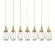 A thumbnail of the Innovations Lighting 127-450-1P-15-50 Malone Pendant Brushed Brass / Clear