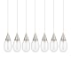 A thumbnail of the Innovations Lighting 127-450-1P-15-50 Malone Pendant Brushed Satin Nickel / Clear